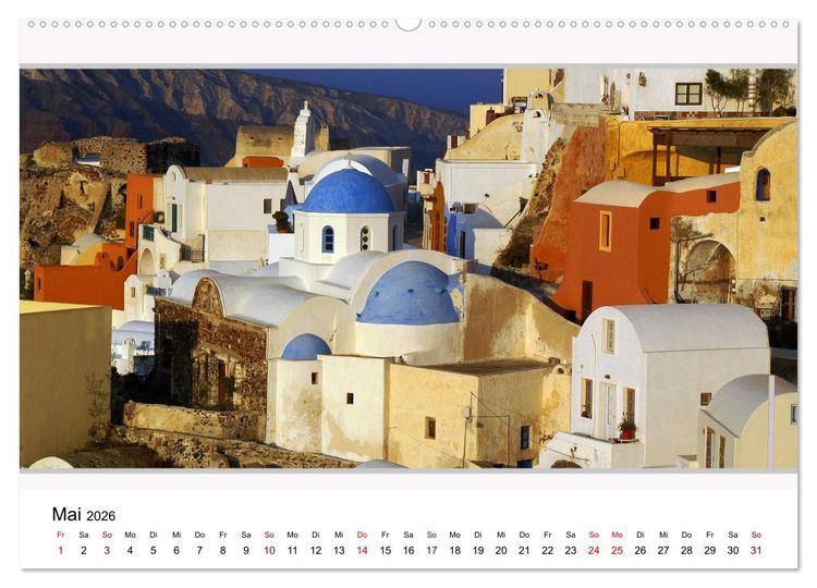 Produktbild: KYKLADEN Dem Licht ganz nah (hochwertiger Premium Wandkalender 2026 DIN A2 quer), Kunstdruck in Hochglanz