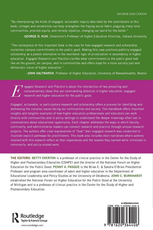 Produktbild: Engaged Research and Practice