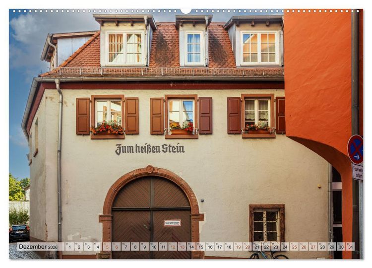 Produktbild: Aschaffenburg - Ein Streifzug durch die liebenswerte Stadt am Main (Wandkalender 2026 DIN A2 quer), CALVENDO Monatskalender