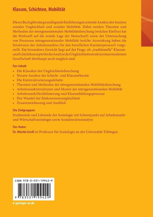 Produktbild: Klassen, Schichten, Mobilit&auml;t