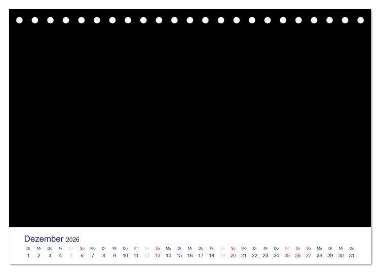Produktbild: Farbiger Bastelkalender (Tischkalender 2026 DIN A5 quer), CALVENDO Monatskalender