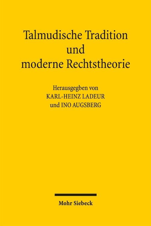 Produktbild: Talmudische Tradition und moderne Rechtstheorie