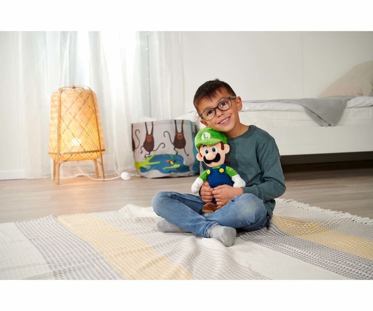 Produktbild: Super Mario Luigi Pl&uuml;sch, 30cm