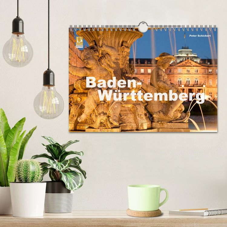 Produktbild: Baden-W&uuml;rttemberg (Wandkalender 2026 DIN A4 quer), CALVENDO Monatskalender