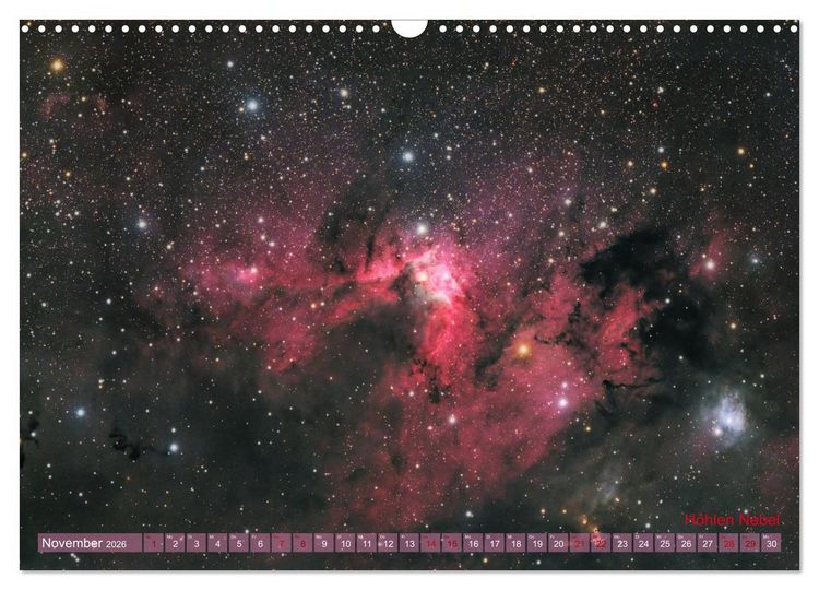 Produktbild: Deep Sky Kalender (Wandkalender 2026 DIN A3 quer), CALVENDO Monatskalender