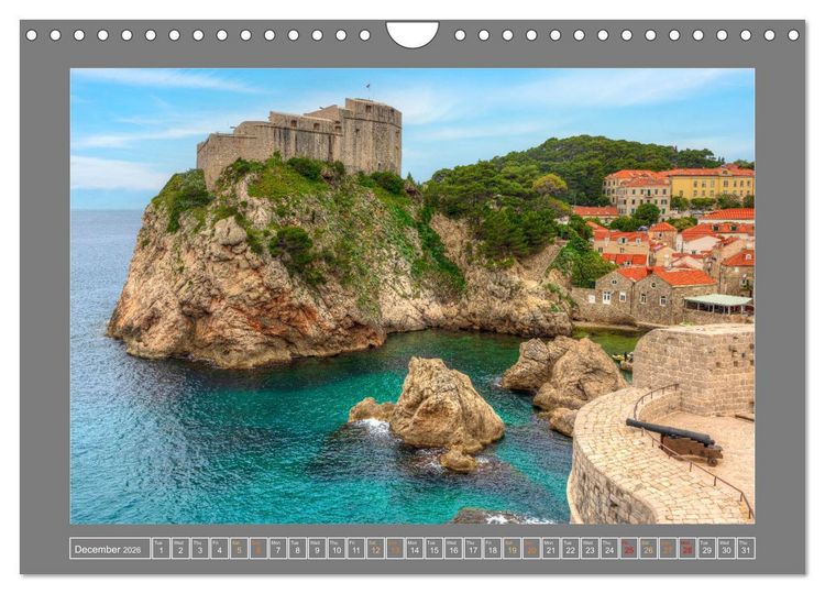 Produktbild: Croatia Dreamland on the Adriatic Sea (Wall Calendar 2026 DIN A4 landscape), CALVENDO 12 Month Wall Calendar
