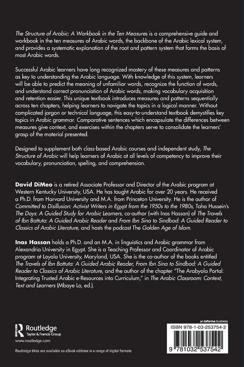 Produktbild: The Structure of Arabic