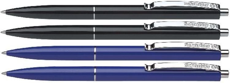 Produktbild: Schneider Kugelschreiber K 15, Blister 4 St&uuml;ck, je 2x schwarz blau