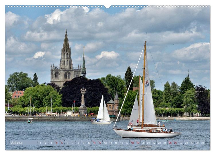 Produktbild: Zauberhafter Westlicher Bodensee (Wandkalender 2026 DIN A2 quer), CALVENDO Monatskalender