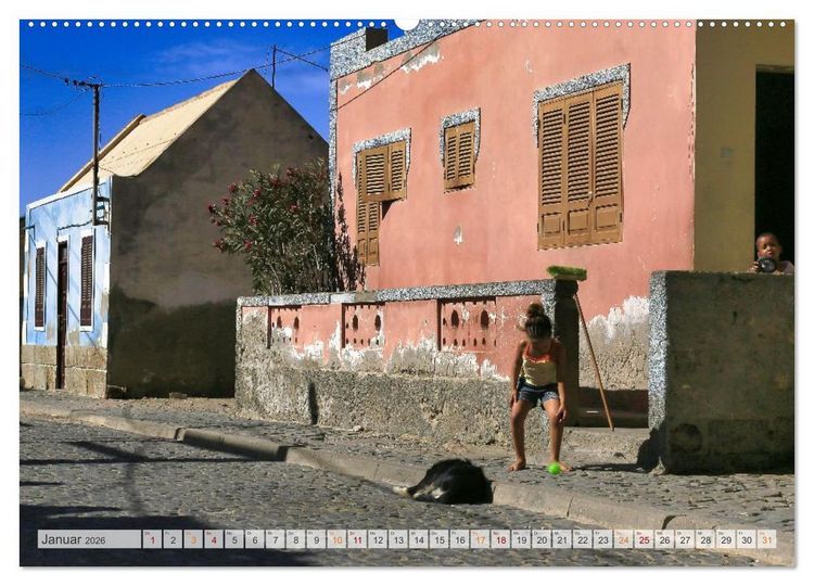 Produktbild: Cabo Verde - Inseln voller Farbe, Licht und Lebendigkeit (hochwertiger Premium Wandkalender 2026 DIN A2 quer), Kunstdruck in Hochglanz