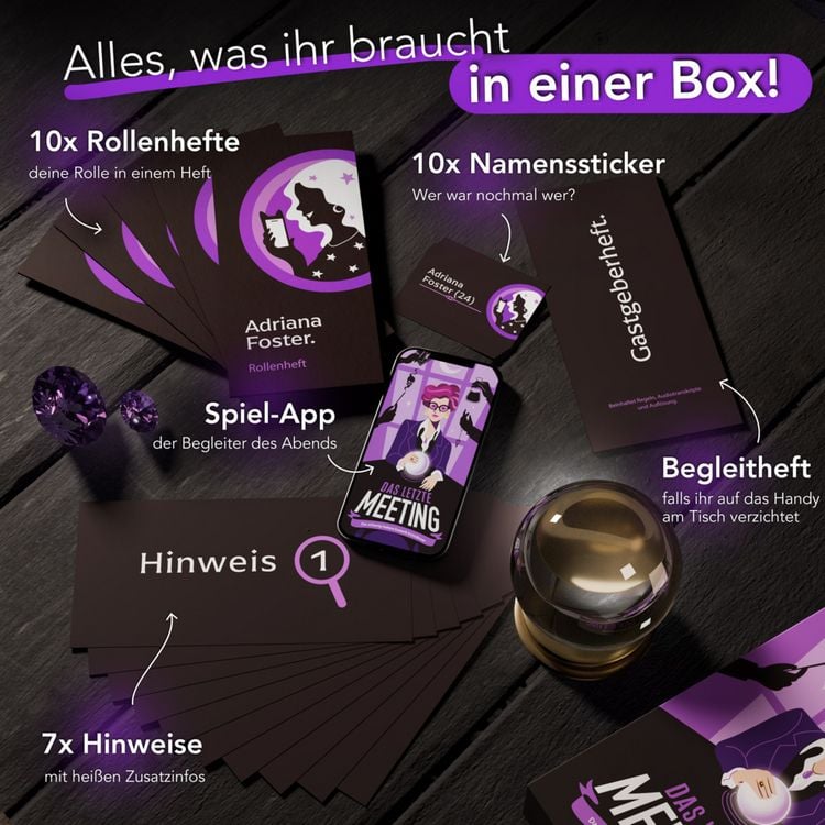 Produktbild: CRIMECASES Krimidinner: Das letzte Meeting