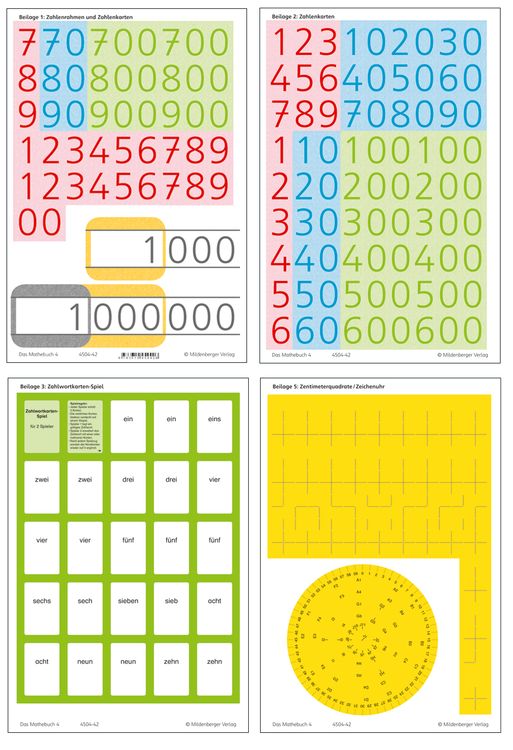 Produktbild: Mathebuch 4 Arbeitsbeilagen BY