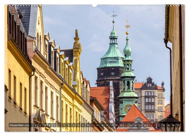Produktbild: Unterwegs in Pirna (hochwertiger Premium Wandkalender 2026 DIN A2 quer), Kunstdruck in Hochglanz