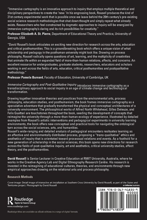 Produktbild: Immersive Cartography and Post-Qualitative Inquiry