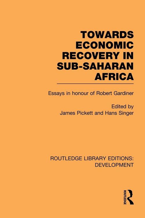 Produktbild: Towards Economic Recovery in Sub-Saharan Africa