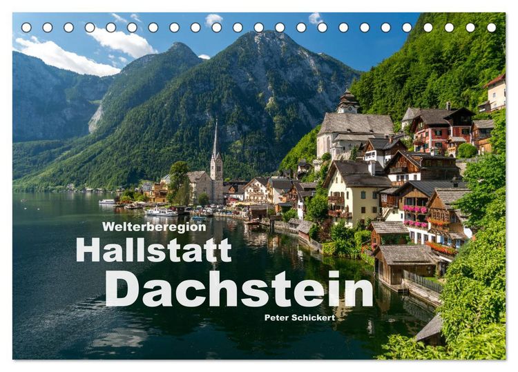 Produktbild: Welterberegion Hallstatt Dachstein (Tischkalender 2026 DIN A5 quer), CALVENDO Monatskalender
