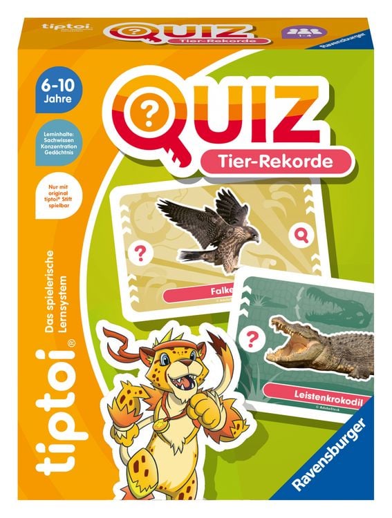Produktbild: tiptoi&reg; Quiz Tier-Rekorde - ab 6 Jahre