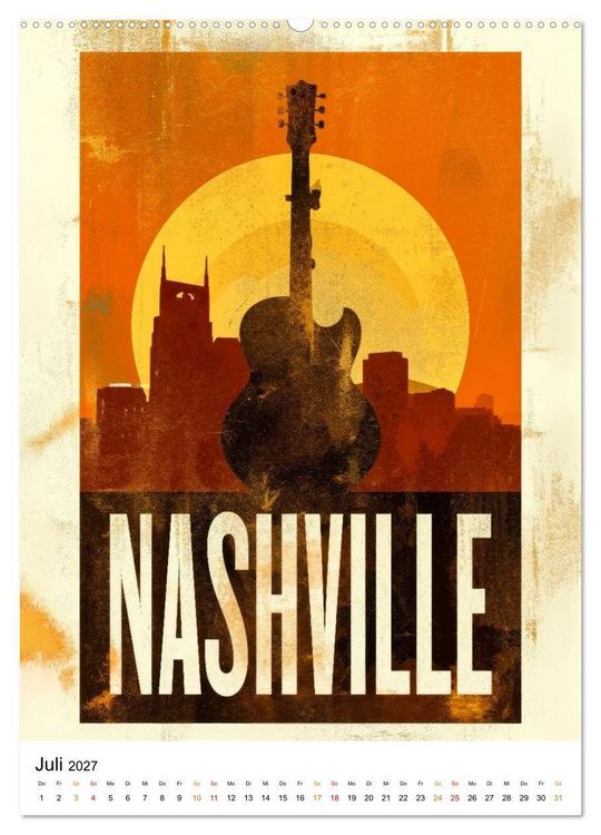 Produktbild: USA - Retro Journeys (Wandkalender 2027 DIN A2 hoch), CALVENDO Monatskalender