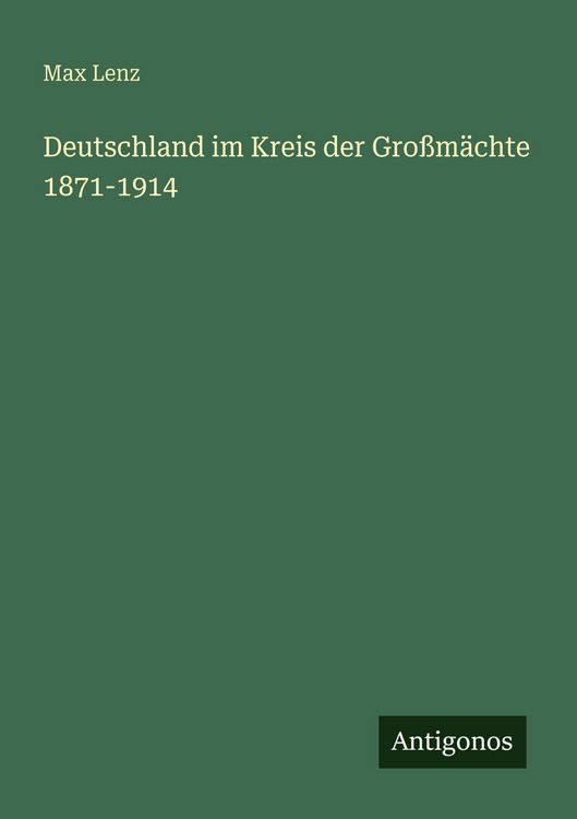 Produktbild: Deutschland im Kreis der Gro&szlig;m&auml;chte 1871-1914
