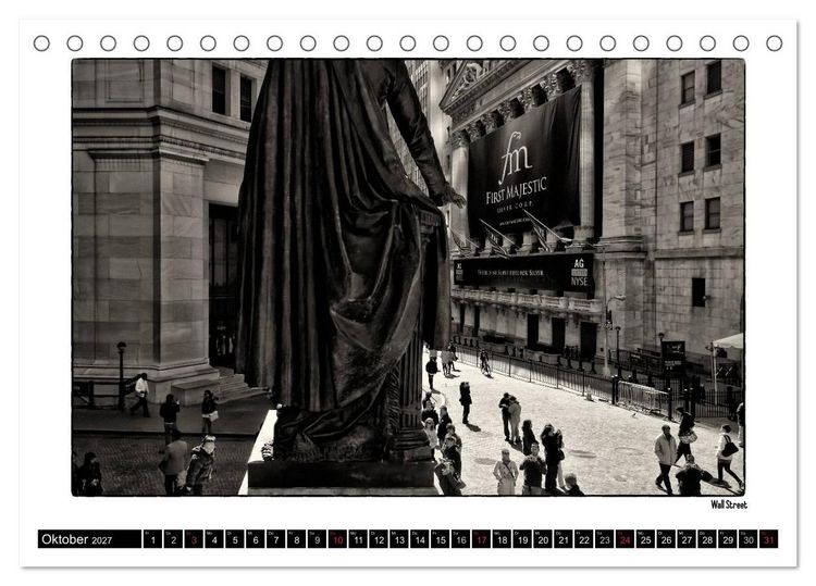 Produktbild: Manhattan Memories - Erinnerungen an New York (Tischkalender 2027 DIN A5 quer), CALVENDO Monatskalender