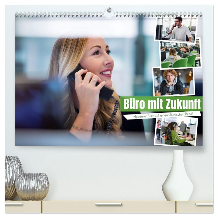 Produktbild: B&uuml;ro mit Zukunft (hochwertiger Premium Wandkalender 2026 DIN A2 quer), Kunstdruck in Hochglanz