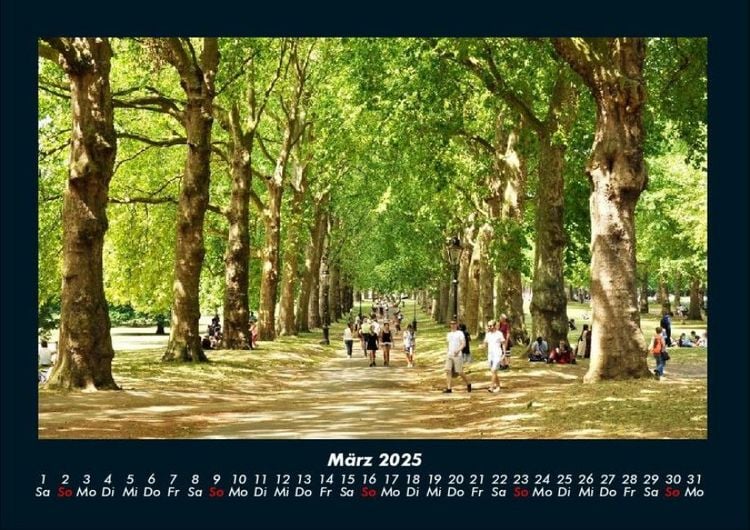 Produktbild: London 2025 Fotokalender DIN A4