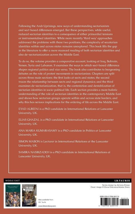 Produktbild: Sectarianism, De-Sectarianization and Regional Politics in the Middle East