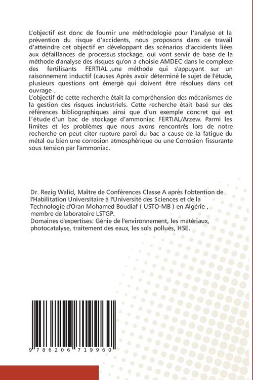 Produktbild: Gestion et Etude des Risques Professionnels et Sc&eacute;narios par AMDEC