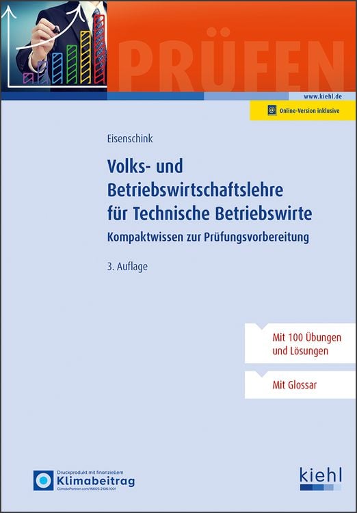 Produktbild: Volks- und Betriebswirtschaftslehre f&uuml;r Technische Betriebswirte