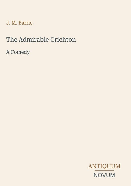 Produktbild: The Admirable Crichton