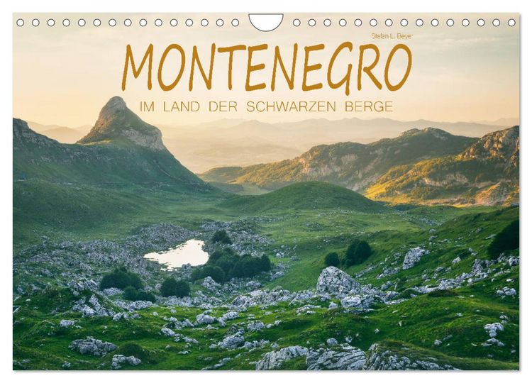 Produktbild: Montenegro - Im Land der schwarzen Berge (Wandkalender 2026 DIN A4 quer), CALVENDO Monatskalender