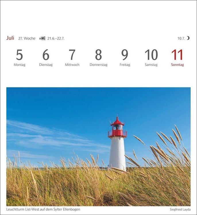 Produktbild: Lichtblicke Postkartenkalender 2027 - Wochenkalender mit 53 Postkarten