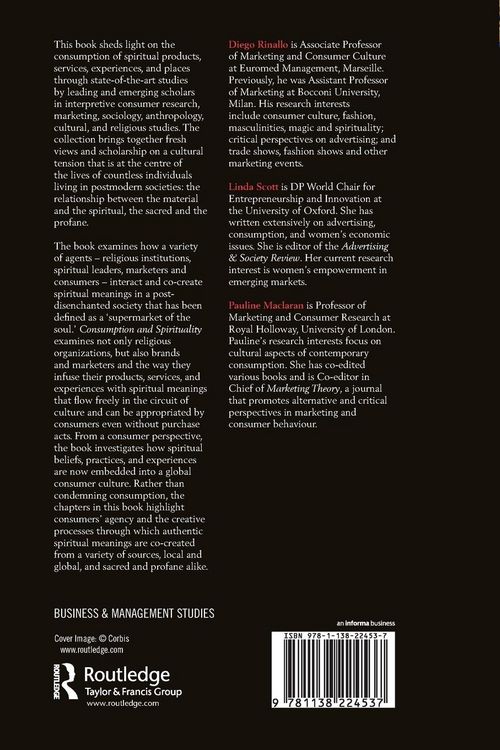 Produktbild: Consumption and Spirituality