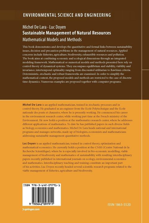 Produktbild: Sustainable Management of Natural Resources