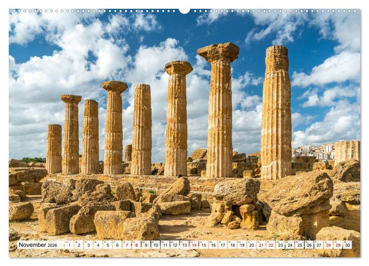 Produktbild: Italien - Sizilien (hochwertiger Premium Wandkalender 2026 DIN A2 quer), Kunstdruck in Hochglanz