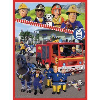 Produktbild: 2 in 1 Puzzles + Memos Feuerwehrmann Sam