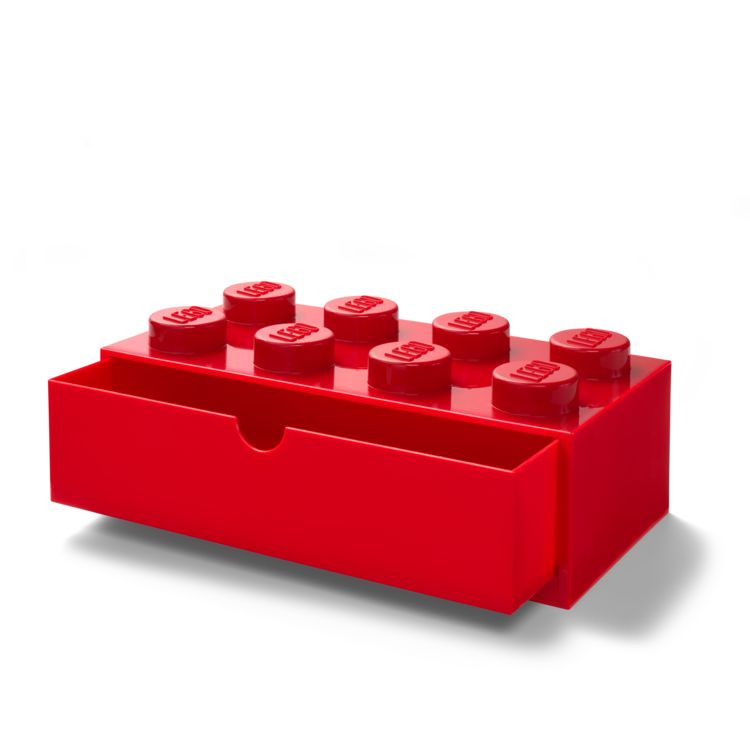 Produktbild: LEGO&reg; Schubladenelement 8 Noppen Rot