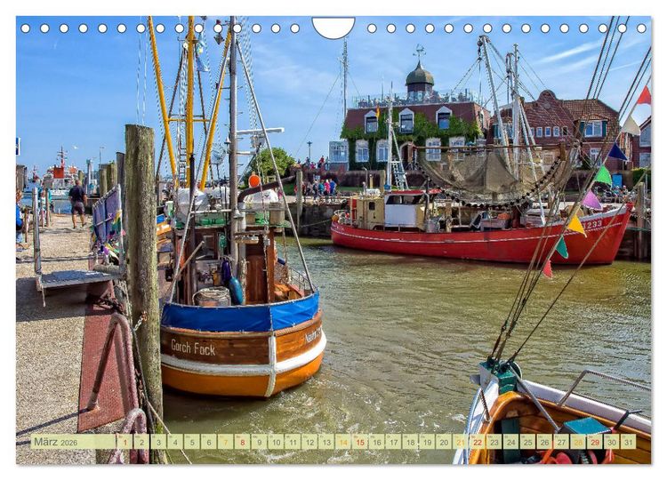 Produktbild: Reise an die Nordsee - Neuharlingersiel (Wandkalender 2026 DIN A4 quer), CALVENDO Monatskalender