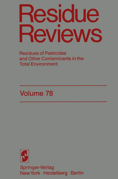 Produktbild: Residue Reviews