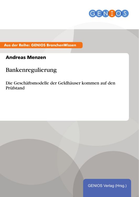 Produktbild: Bankenregulierung