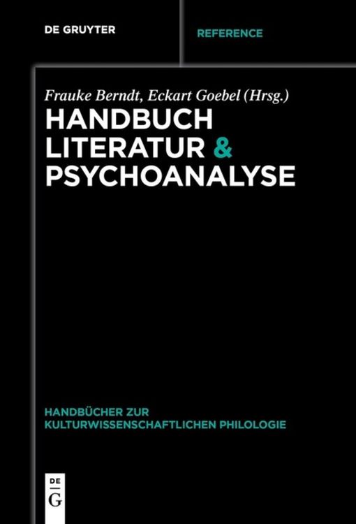 Produktbild: Handbuch Literatur & Psychoanalyse
