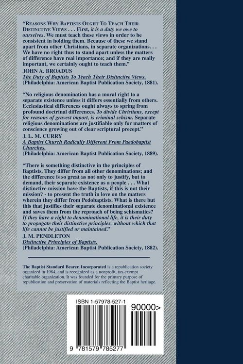 Produktbild: Baptist Principles Reset
