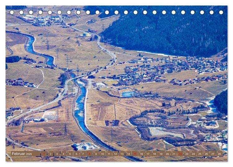 Produktbild: Es flie&szlig;t die Salzach (Tischkalender 2026 DIN A5 quer), CALVENDO Monatskalender