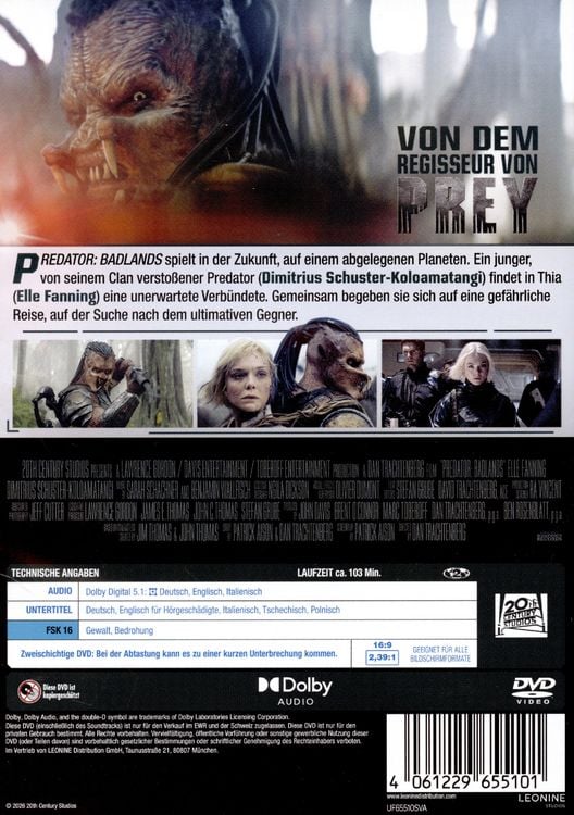 Produktbild: Predator: Badlands