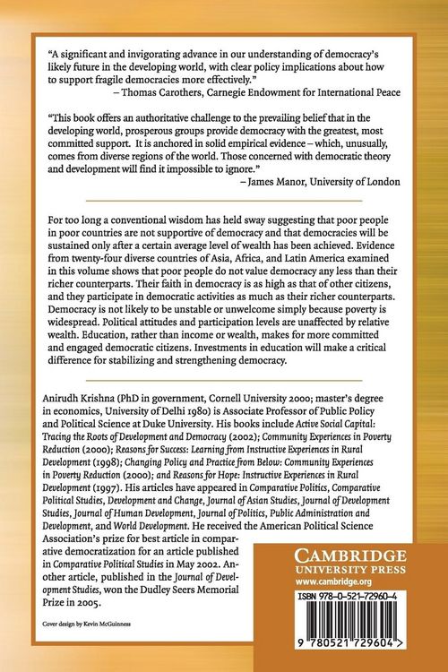 Produktbild: Poverty, Participation, and Democracy