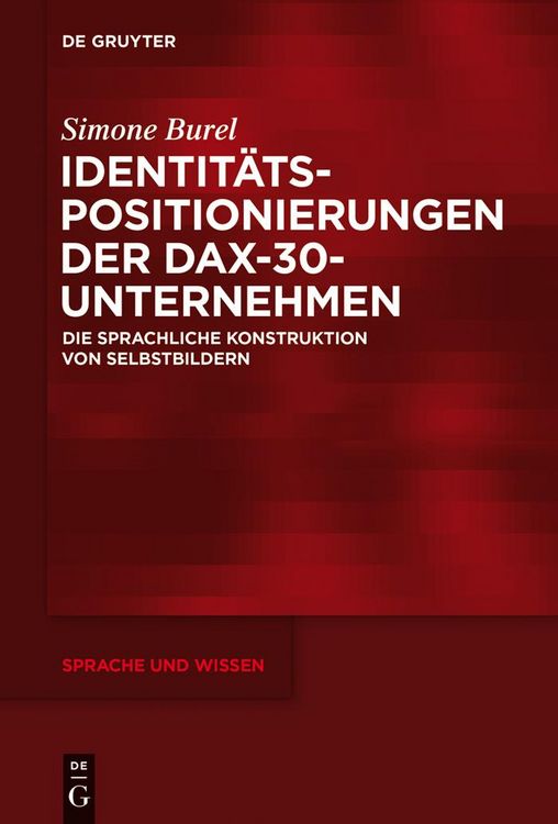 Produktbild: Identit&auml;tspositionierungen der DAX-30-Unternehmen