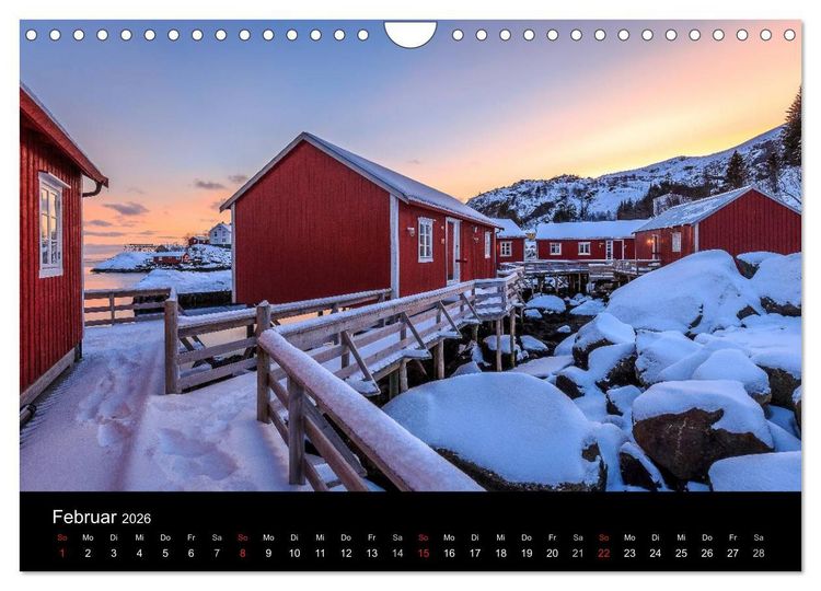 Produktbild: LOFOTEN - Inselparadies im Norden Norwegens (Wandkalender 2026 DIN A4 quer), CALVENDO Monatskalender