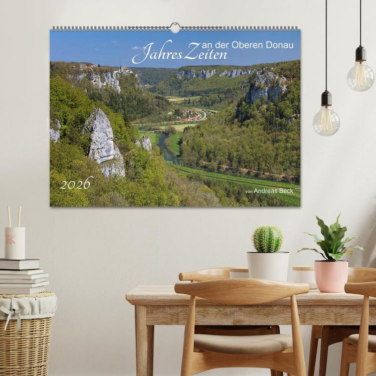 Produktbild: JahresZeiten an der Oberen Donau (Wandkalender 2026 DIN A2 quer), CALVENDO Monatskalender