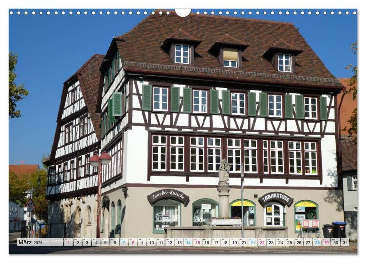 Produktbild: Sindelfingen - Historische Altstadt (Wandkalender 2026 DIN A3 quer), CALVENDO Monatskalender