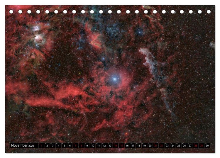 Produktbild: Deepsky XVII (Tischkalender 2026 DIN A5 quer), CALVENDO Monatskalender